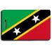 ST CHRISTOPHER AND NEVIS FLAG LUGGAGE TAGS