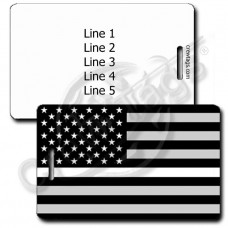 THIN WHITE LINE FLAG LUGGAGE TAG