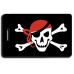 JOLLY ROGER WITH BANDANNA FLAG LUGGAGE TAGS