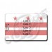DISTRICT OF COLUMBIA FLAG LUGGAGE TAGS