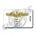 NAVAL SUBSURFACE WARFARE OFFICER LUGGAGE TAGS