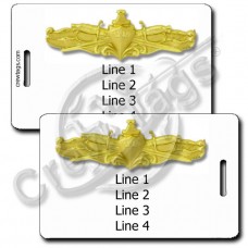 NAVAL SURFACE WARFARE OFFICER LUGGAGE TAGS