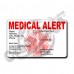 MEDICAL ALERT - VERTICAL WALLET CARD