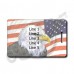 AMERICAN FLAG AND EAGLE LUGGAGE TAGS (SAME INFORMATION BOTH SIDES)