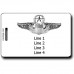 USAF E-3 SENTRY LUGGAGE TAGS WITH SENIOR NAVIGATOR WINGS