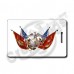 UNITED STATES MARINE CORPS FLAGS WITH EAGLE GLOBE AND ANCHOR LUGGAGE TAGS