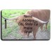 COW LUGGAGE TAGS - HIGHLAND
