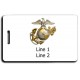 UNITED STATES MARINE CORPS LOGO WITH EAGLE GLOBE AND ANCHOR LUGGAGE TAGS