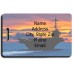 USN Carrier At Sunset Luggage Tag